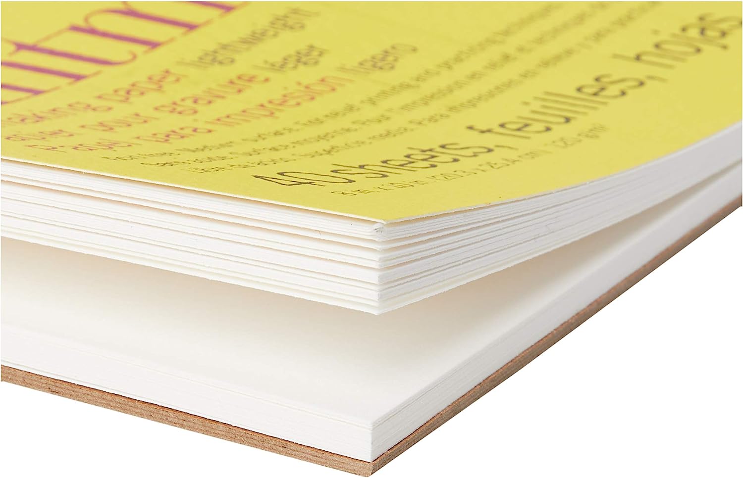 Strathmore 300 Series Printmaking Paper Pad, Glue Bound, 8x10 inches, 40 Sheets (120g) - Artist Paper for Adults and Students - Block Printing, Linocut, Screen Printing - Image 2
